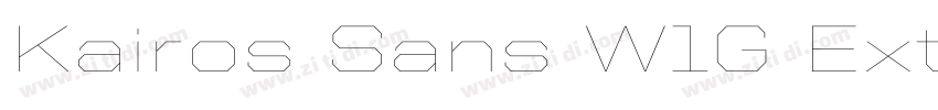 Kairos Sans W1G Ext字体转换